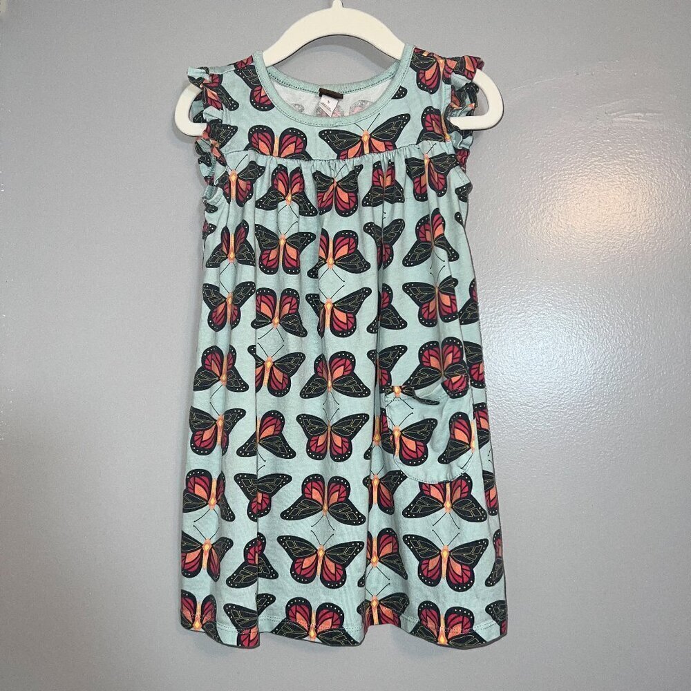 Tea Collection Butterfly Mighty Mini Dress Size 5